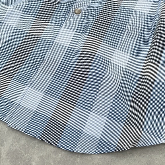 Men’s Van Heusen Flex Slim Fit Stretch Long Sleeve Button Down Dress Shirt Large - Picture 4 of 16
